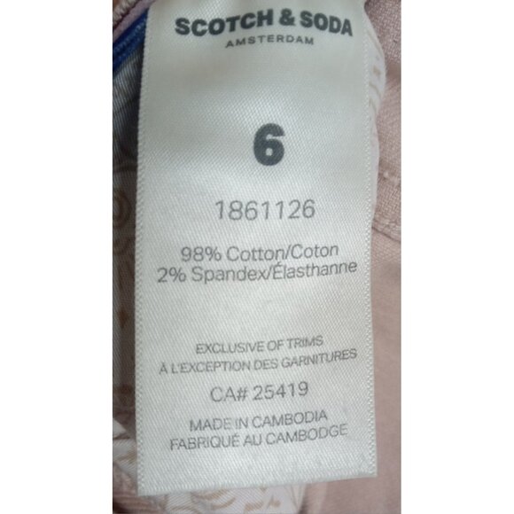 NWT Women’s Scotch & Soda Pink High Rise Slim Jeans Size 6 – Trendy Denim - Picture 8 of 11